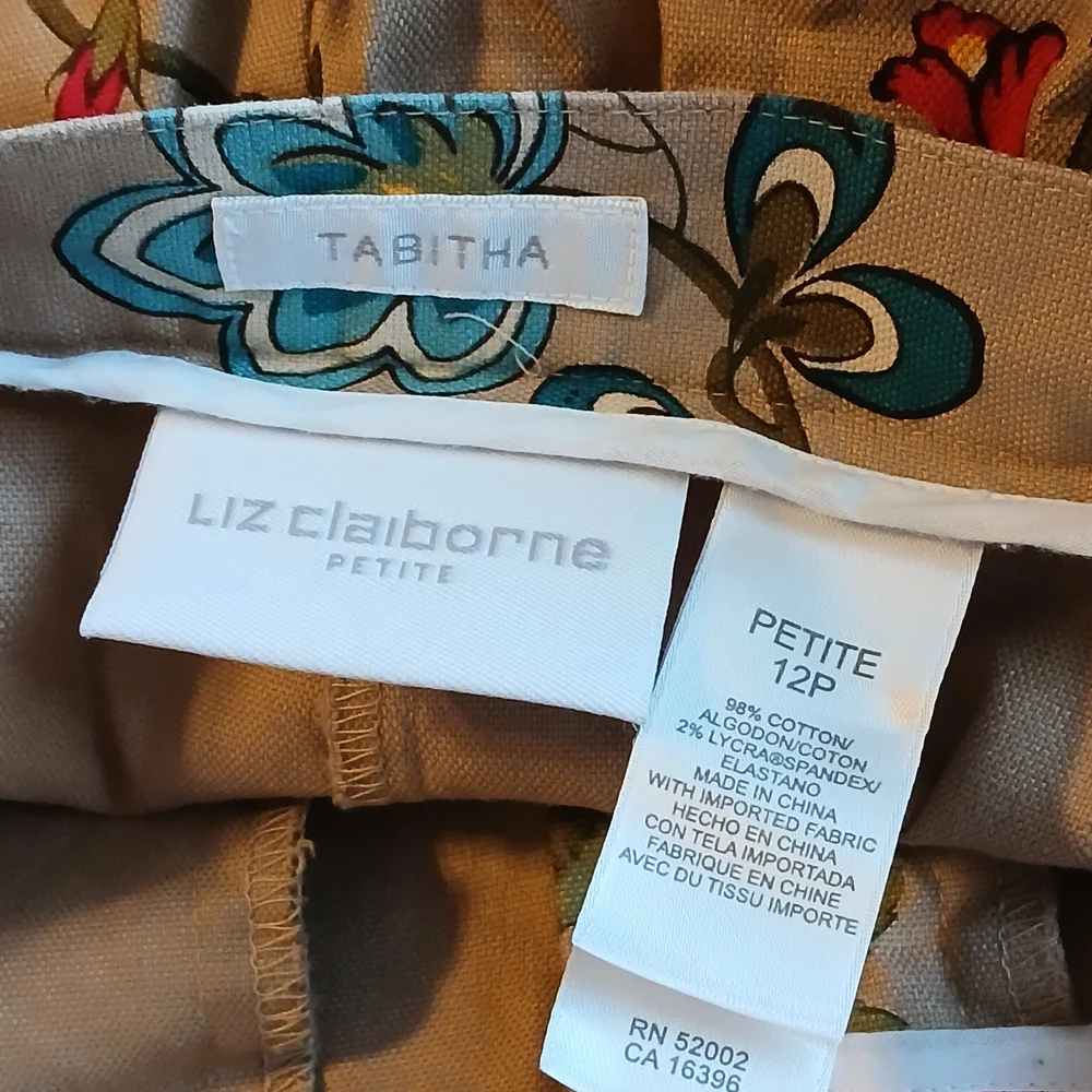 Liz Claiborne Tabitha Pants Size 12P - Picture 3 of 4
